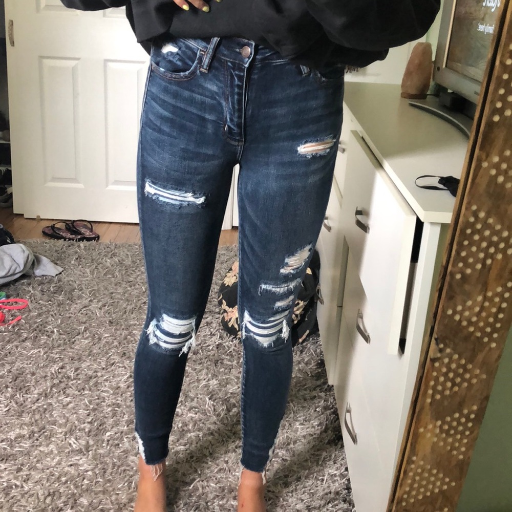 Dark wash jeans